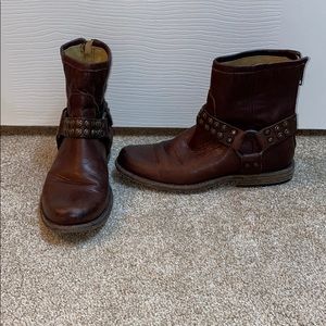 Frye brown leather boots